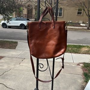 Madewell The Zip-Top Transport Crossbody 12 X 12